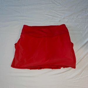 Red lululemon skirt size 2